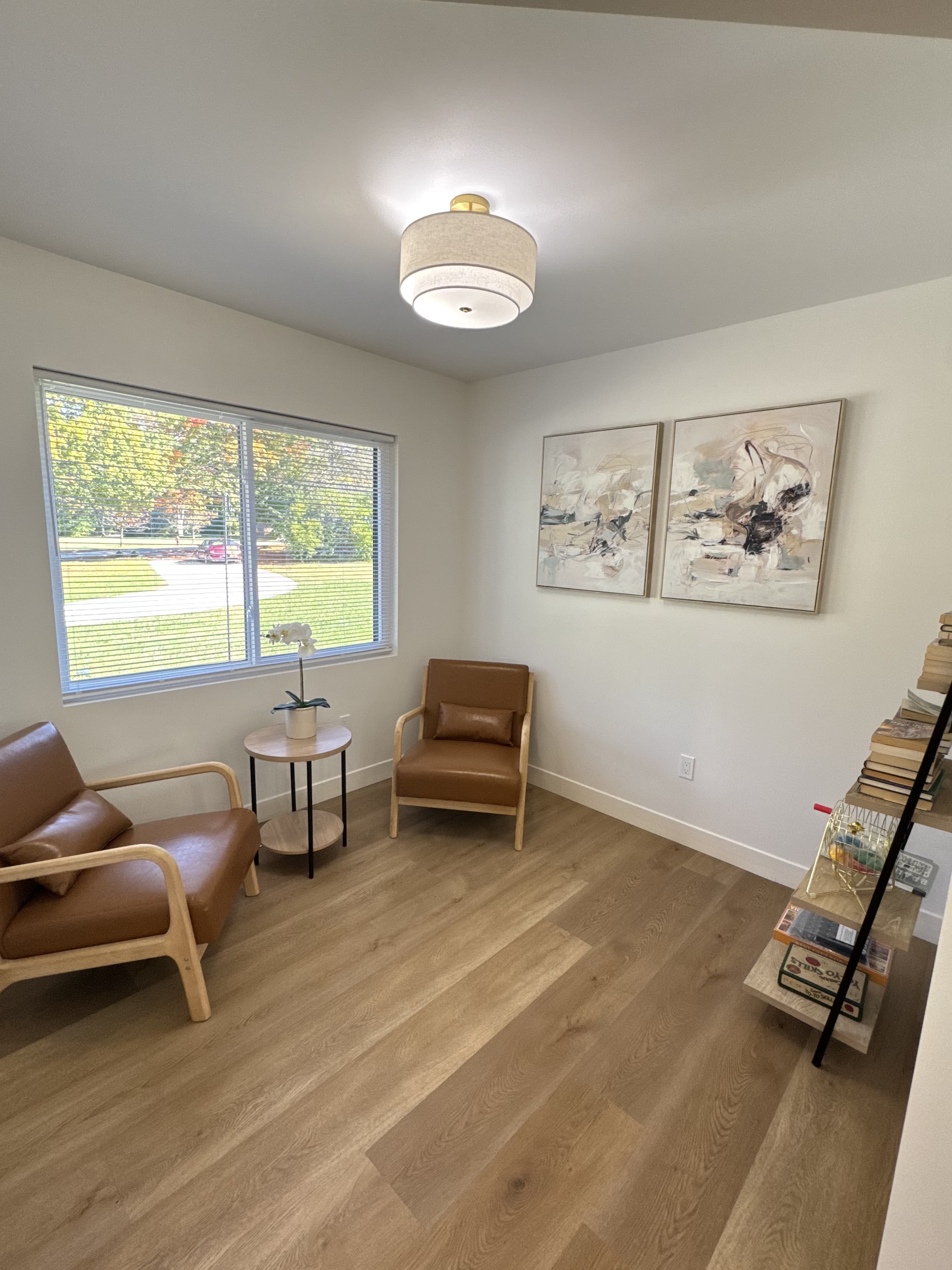 Spacious reading area