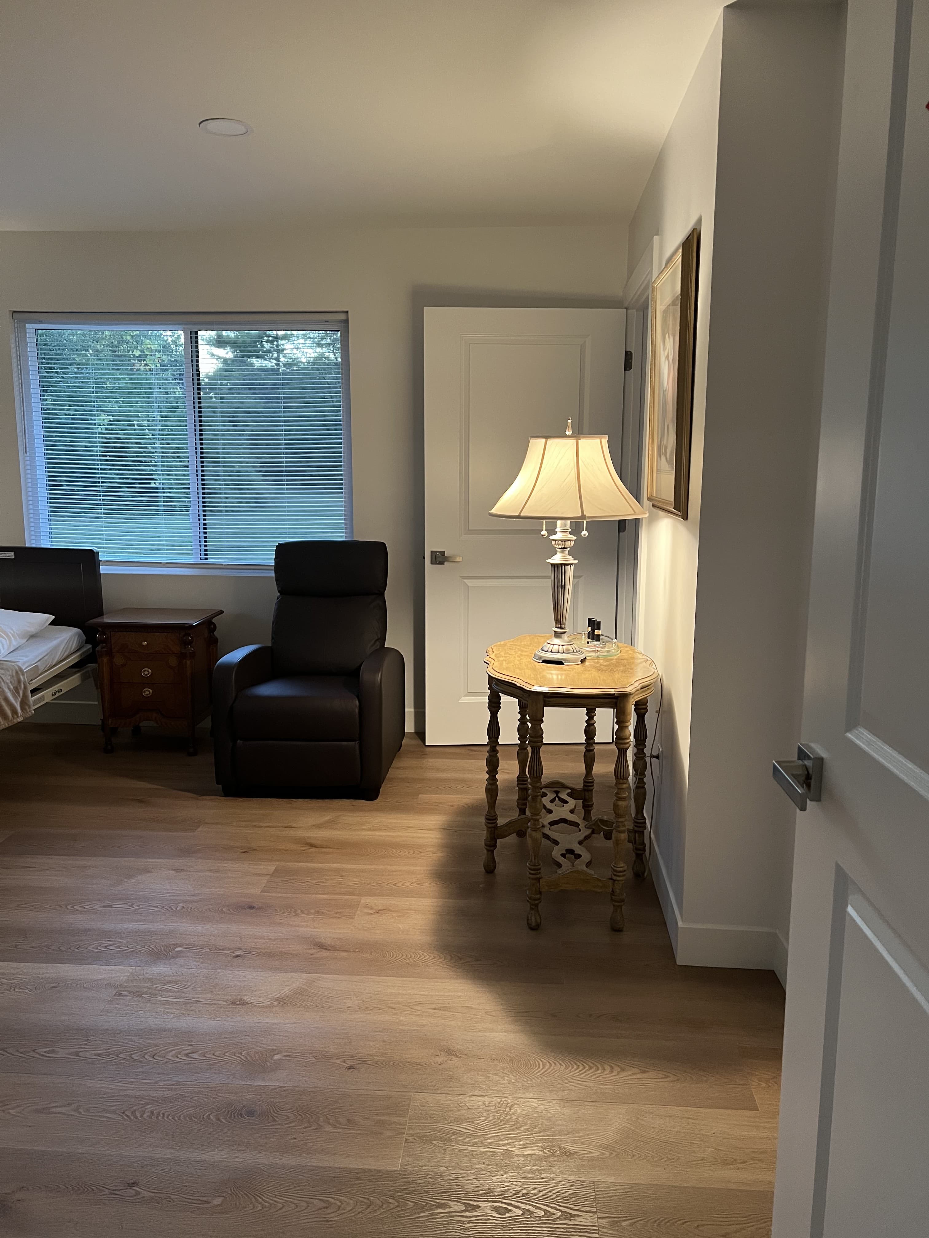 All rooms have private bathrooms and closets